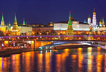 Der Kreml, die Residenz des Präsidenten der Russischen Föderation in Moskau