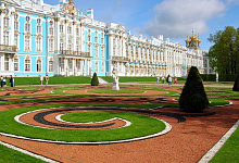 Puschkin / Zarskoje Selo (Zarendorf) der Katharinenpalast, Russland