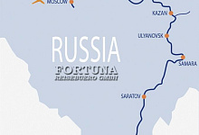 Wolgareisen. Route: Moskau - Astrachan - Rostow am Don