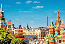 Der Kreml, die Residenz des Präsidenten der Russischen Föderation in Moskau