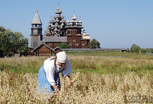Wolga Kreuzfahrten durch Russland. Insel Kishi