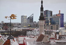 Reisen nach Estland. Winter in Tallinn