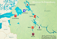 MS Volga Dream, Flusskreuzfahrten in Russland, Flussroute