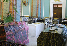 Die Peter-Paul-Festung, die Peter-Paul-Kathedrale, die Familiengruft der russischen Zarenfamilie, St. Petersburg, Russland
