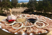 Baikalsee, Olchon, Hotel Villa-Malina