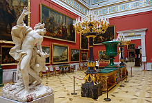 Das Eremitage Museum in St. Petersburg, Russland