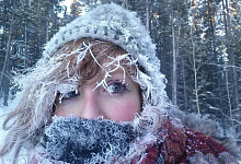 Winter Nowosibirsk Sibirien