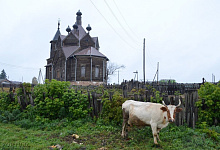 Jenissei-Kreuzfahrten durch Sibirien, Russland. Barabanowo