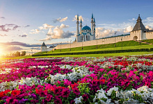 Wolga-Kreuzfahrten durch Russland. Kazan