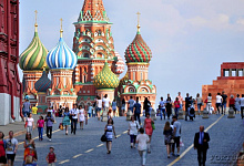 Basilius-Kathedrale und Roter Platz in Moskau, Russische Kreuzfahrten