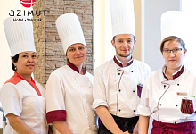 Hotel Azimut 4* in Jakutsk in Sibirien, Restaurant