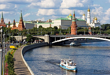 Der Kreml, die Residenz des Präsidenten der Russischen Föderation in Moskau
