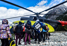 Sajan-Berge in Sibirien. Natur am Baikalsee in Russland