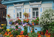 Dorf Listwjanka am Baikalsee, Sibirien, Russland