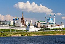 Wolga-Kreuzfahrten durch Russland. Kazan