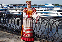Russische Wolga Flusskreuzfahrten. Uglitsch