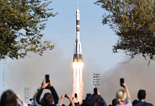 Baikonur Raketenstart, Kosmodrom in Kasachstan