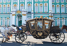 Der Schlossplatz, der Winterpalast, St. Petersburg, Russland