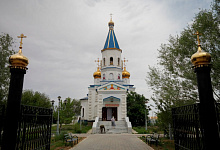 Die Stadt Baikonur in Kasachstan
