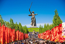 Wolga-Kreuzfahrten durch Russland. Wolgograd