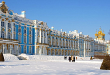 Katharinenpalast und Park (Puschkin / Zarskoje Selo) Winter, Russland