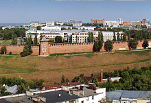 Wolga-Flussreisen durch Russland. Nishnij Nowgorod