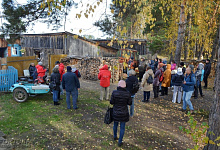 Jenissei Kreuzfahrt in Sibirien durch Russland, Dorf Galanino