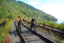 Baikal-Bahn Sibirien, Russland, Station 149 km Baikalrundbahn