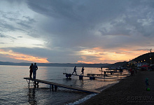 Dorf Listwjanka am Baikalsee in Sibirien, Russland