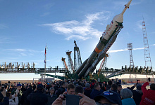 Baikonur Raketenstart, Kosmodrom in Kasachstan