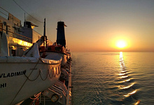 Schwarzes Meer, russisches Kreuzfahrtschiff Prinz Wladimir