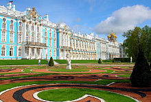 Puschkin / Zarskoje Selo (Zarendorf) der Katharinenpalast, Russland