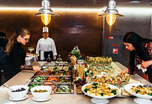 Hotel Moscow 4* St. Petersburg, Frühstücksbuffet
