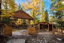 Sajan-Berge in Sibirien. Natur am Baikalsee in Russland