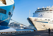 Hafen, St. Petersburg, Russland