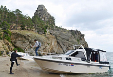 Baikalsee Kreuzfahrt in Sibirien. Russland