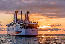 Schwarzes Meer, russisches Kreuzfahrtschiff Prinz Wladimir