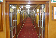 Jenissei Postschiff-Flussreise durch Sibirien. MS Walerij Tschkalow 3*