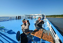 Lena-Kreuzfahrt durch Jakutien in Sibirien. Lena-Flusseise, MS M. Svetlov