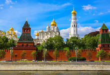 Der Kreml, die Residenz des Präsidenten der Russischen Föderation in Moskau