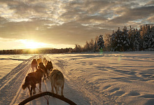 Reisen nach Finnland. Winterzauber in Lappland