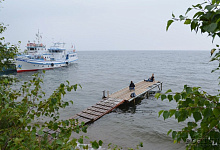 Dorf Listwjanka am Baikalsee, Sibirien, Russland
