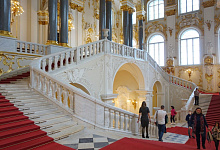 Das Eremitage Museum in St. Petersburg, Russland
