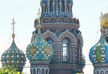 Die Auferstehungskirche (Erlöser auf dem Blut), St. Petersburg, Russland