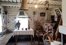 Weißrussland-Belarusian Flusskreuzfahrt. Das Museum Opa Talasch in Nowosjolki