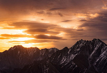 Sajan-Berge in Sibirien. Natur am Baikalsee in Russland