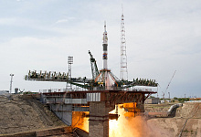 Baikonur Raketenstart, Kosmodrom in Kasachstan