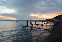 Dorf Listwjanka am Baikalsee, Sibirien, Russland