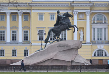 Standbild Peters d. Großen, St. Petersburg, Russland
