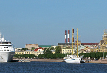 Passagierhafen Leutnant-Schmidt-Kai von St. Petersburg, Russland